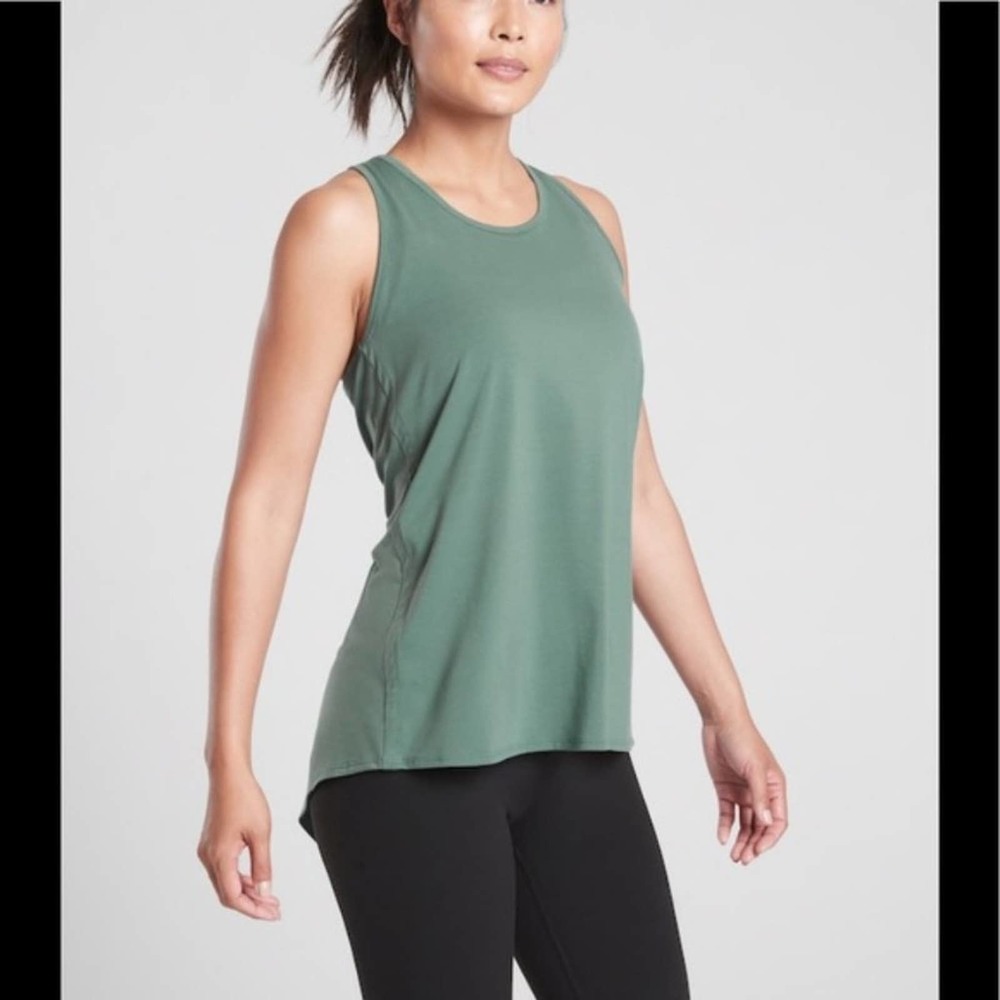 Athleta Essence Vital Tie Back Tank Top WHITE XXS - Picture 11 of 16
